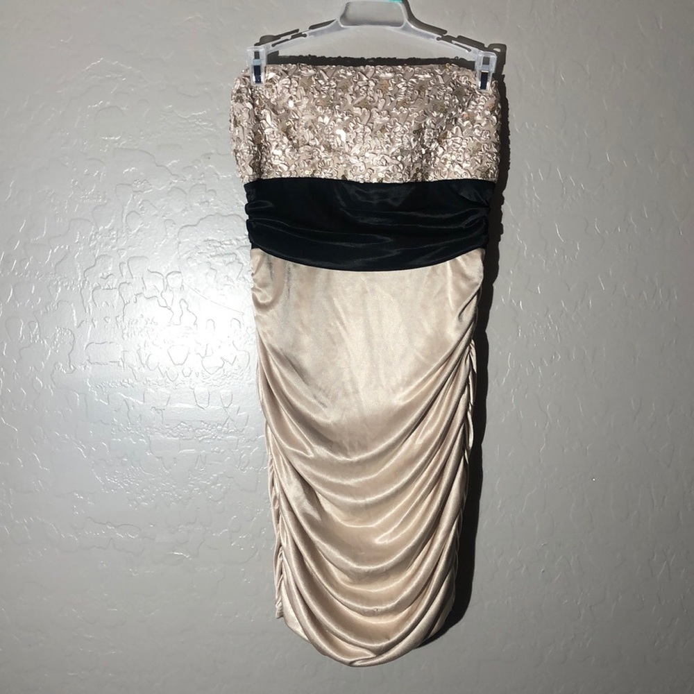 Gold dress